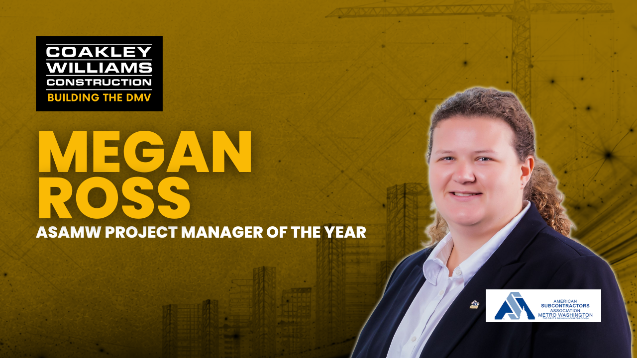 Megan Ross Named ASA Metro Washington Project Manager of the Year