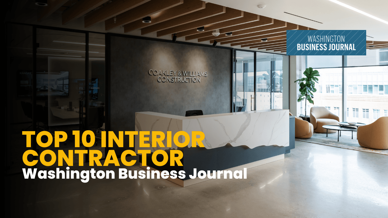 Built from the Inside Out: CWC Earns WBJ Top 10 Interior Construction Ranking