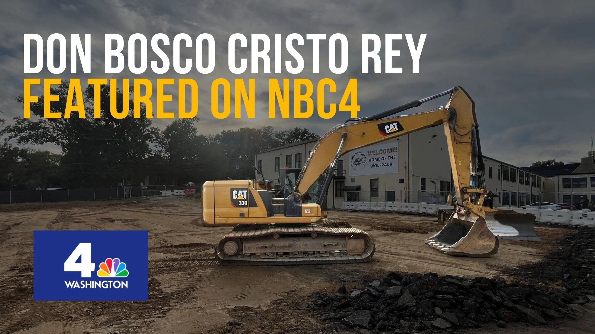 Don Bosco Cristo Rey Groundbreaking Featured on NBC4 Washington