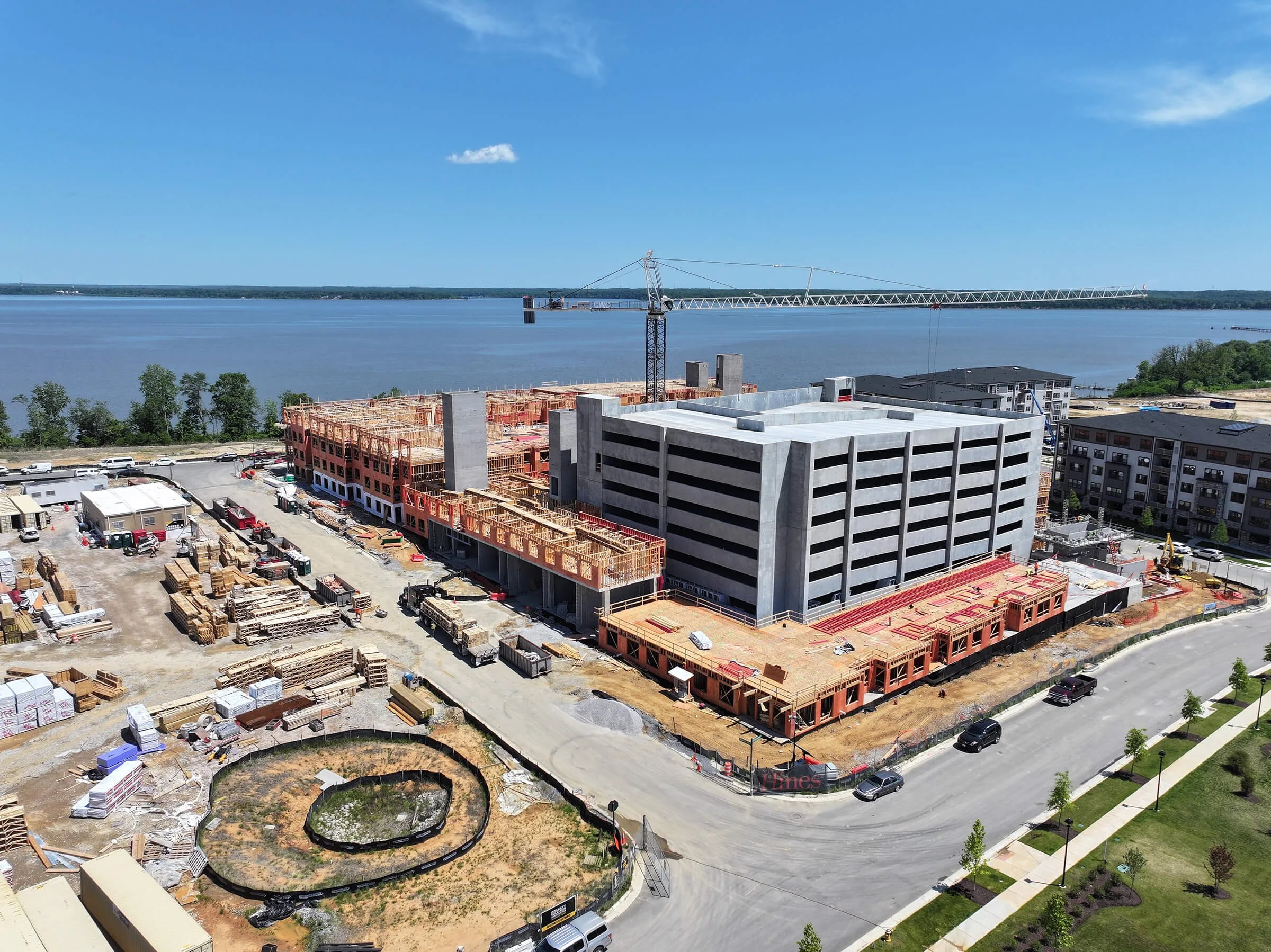 CWC is currently building Waterline Apartments, a large multifamily project in Dumfries, VA