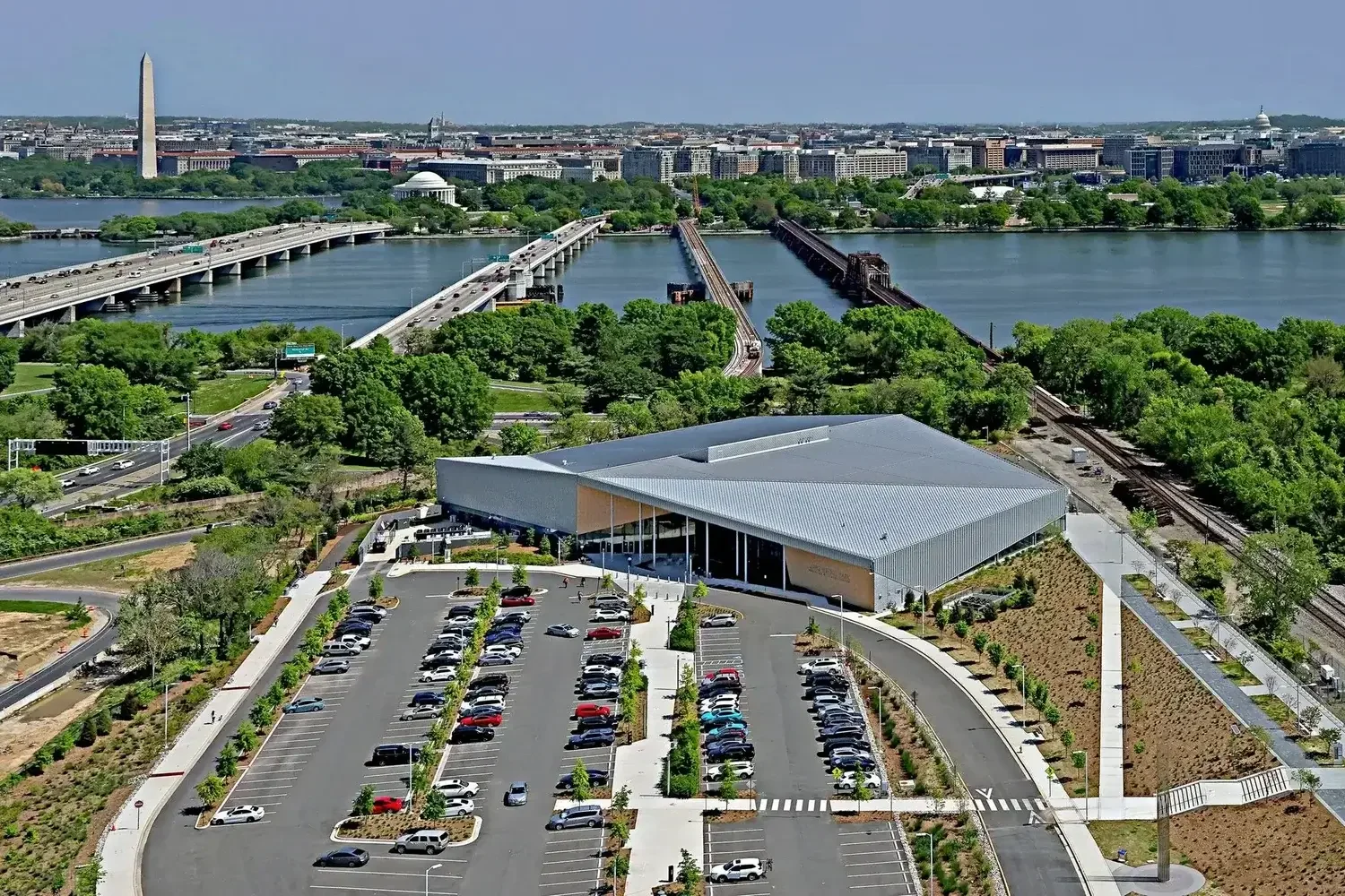 Long Bridge Park Aquatics & Fitness Center in Arlington, Virginia, built by Coakley & Williams Construction.