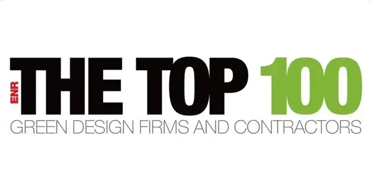 ENR Top 100 Green Contractors recognition earned by Coakley & Williams Construction.