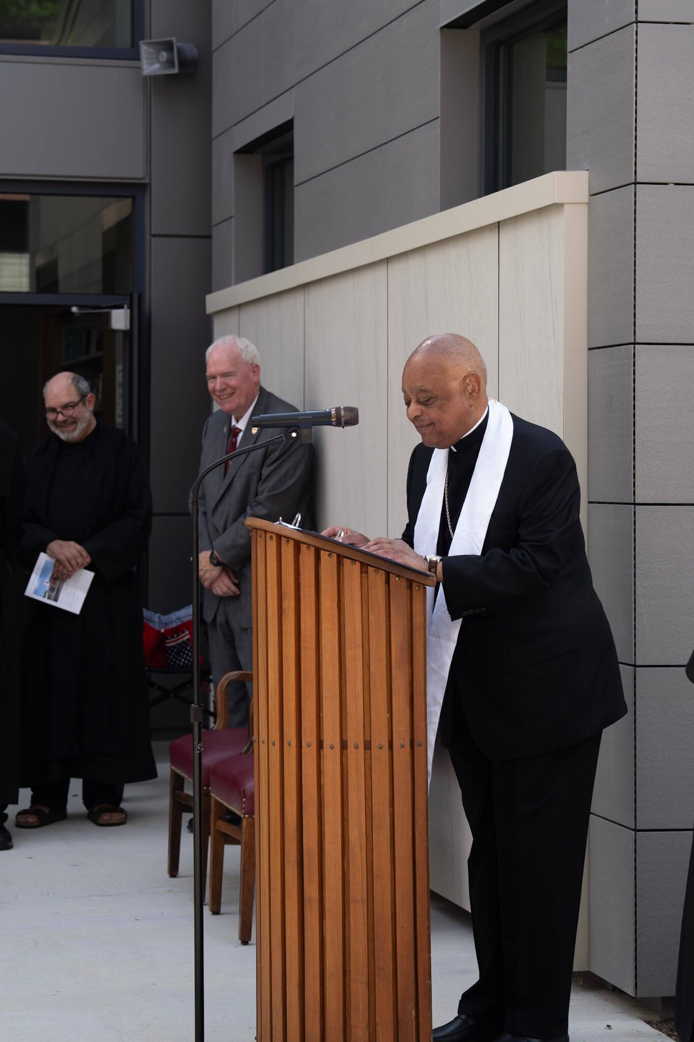 Cardinal Wilton Gregory Blesses the Benedictine Learning Center