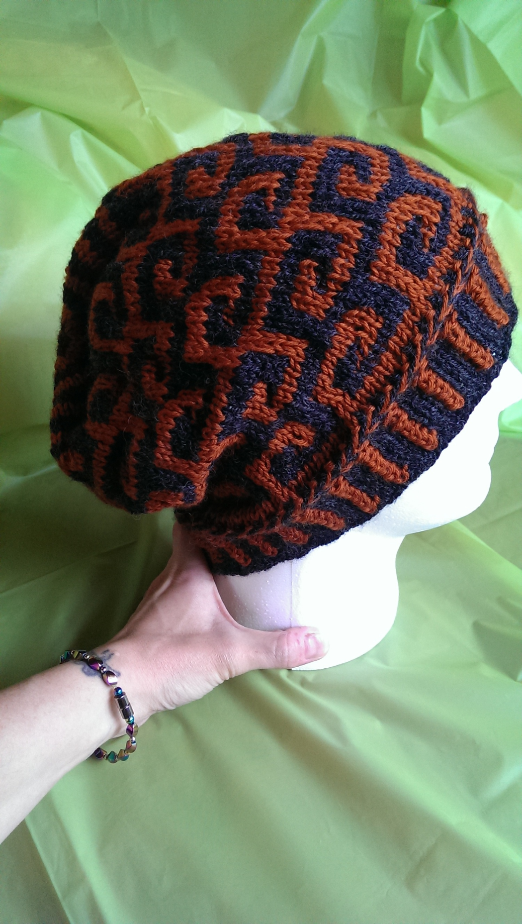 Love the colors for this hat!