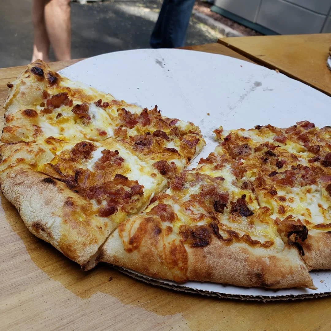So many goodies from today. 
One party down, one to go!
#welovepizza #graduationparty #onebropizzaco #woodfiredpizza #eatmorepizza
