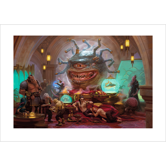 xanathar mtg card Xanathar, Guild Kingpin Limited Edition Print — KIERAN YANNER you may play the top card of their library Xanathar, Guild Kingpin Art Card