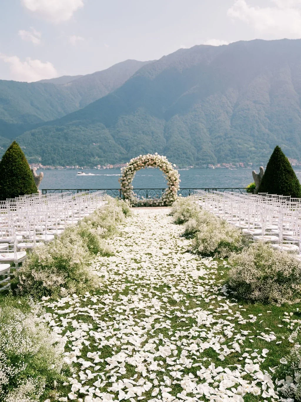 Gorgeous Floral Wedding in Lake Como, Italy at Villa Balbiano