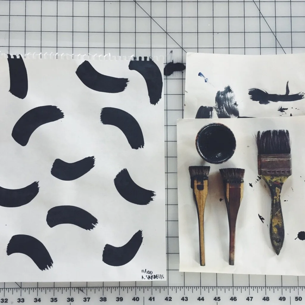 Sumi Calligraphy — INDIGO & SNOW