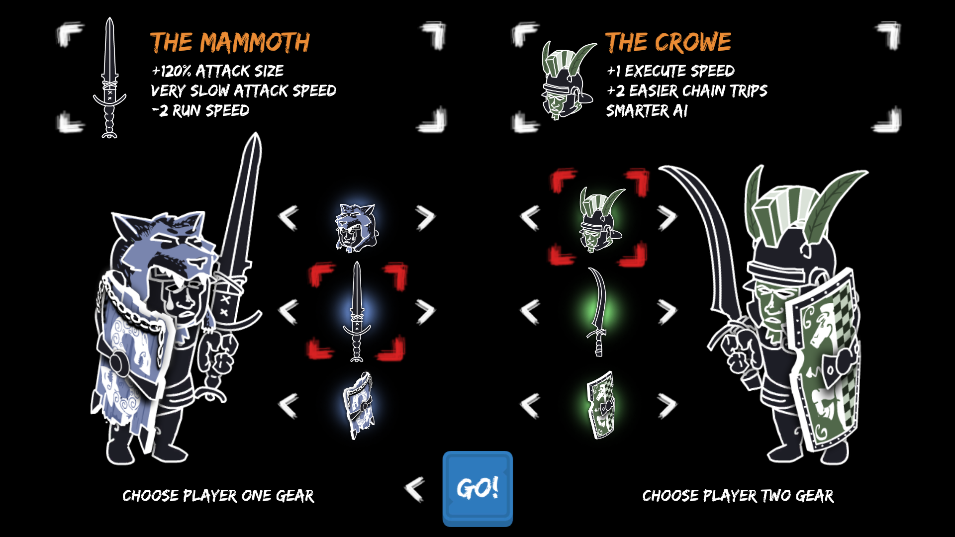 The gear menu