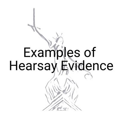 hearsay evidence case study