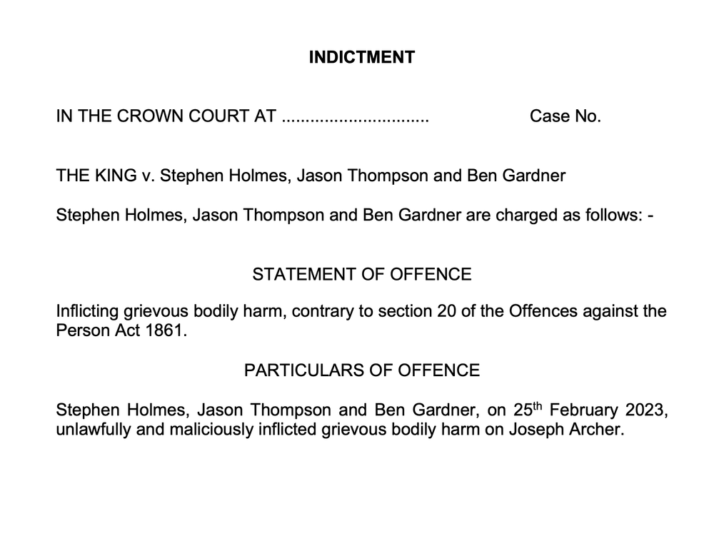 The Indictment — Defence-Barrister.co.uk