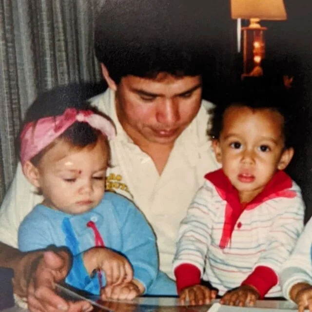 I've always felt incredibly lucky to have two great dad's in my life. Ok maybe not so much as a teenager 😂, but I truly appreciate and love each of these men and am thankful for our evolved adult relationships. 💕 Happy Father's Day!