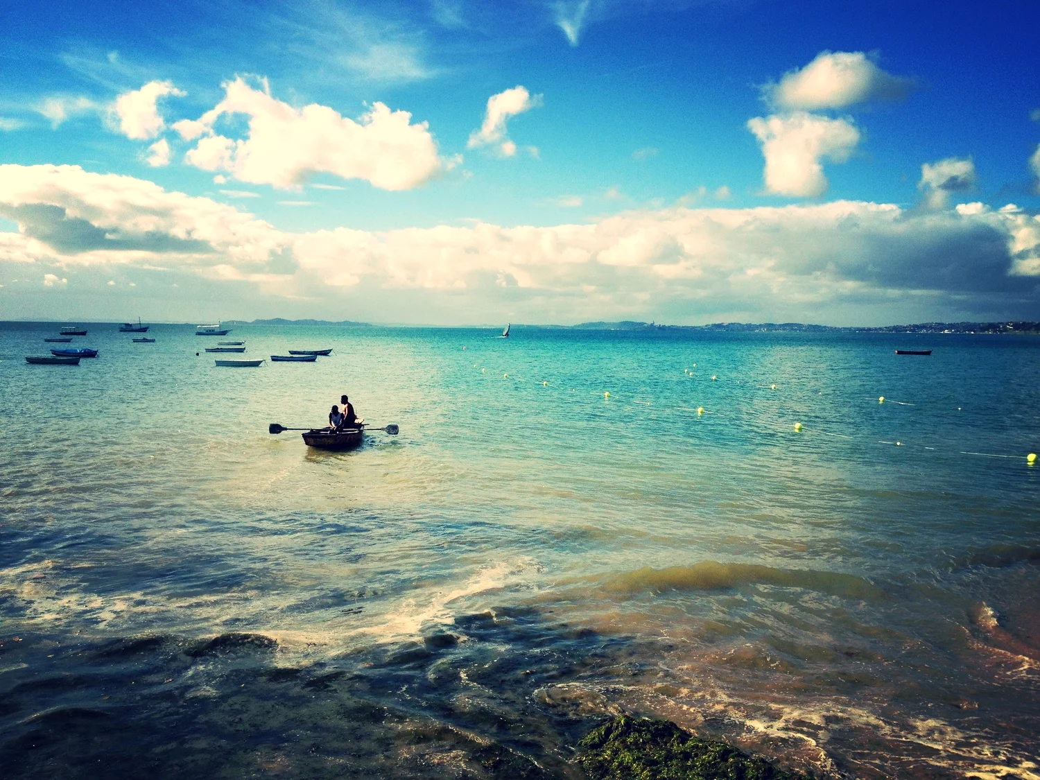 💙💙Fishermen @ Praca Divina (Divine Beach), Bahia, Brazil 💙💙
