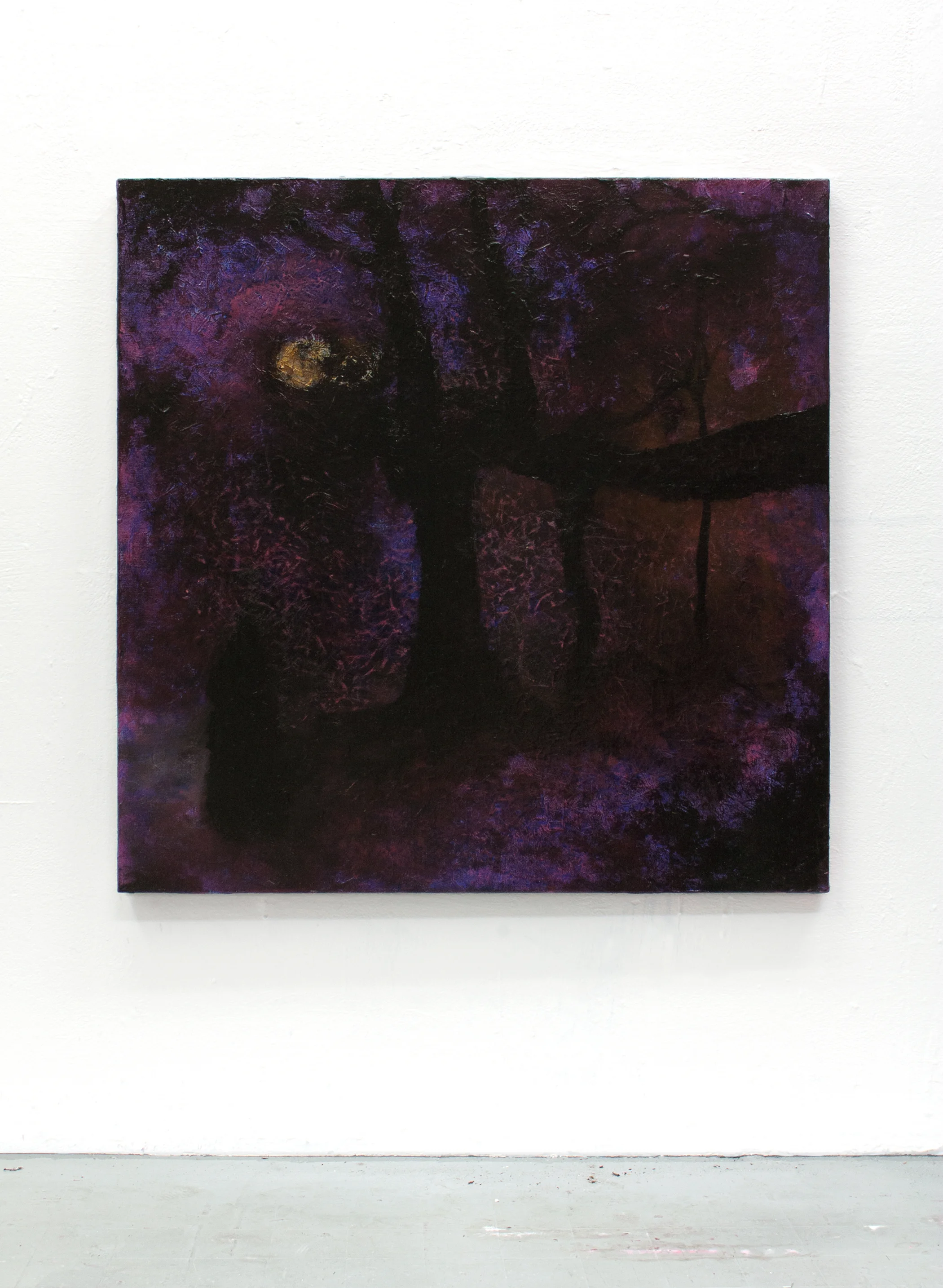 Purple | Oil on canvas, 80x80 cm Martin Ålund 2018 High-res