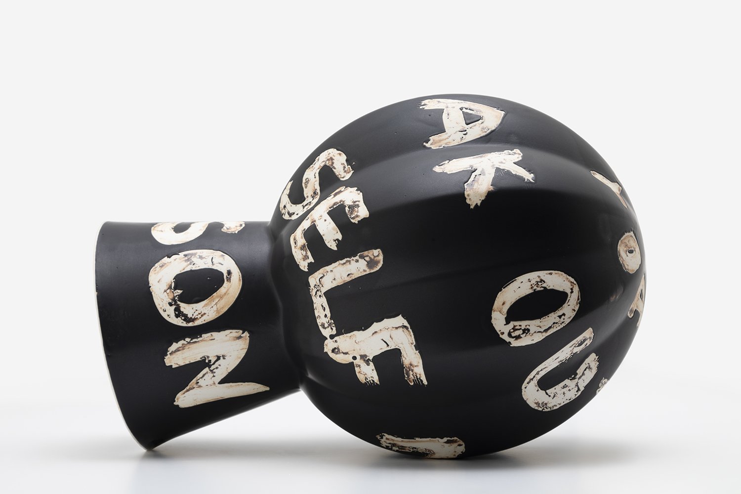 City Oasis-Liberation: Break out of self made prison 2022 Ceramic 19x19x30cm