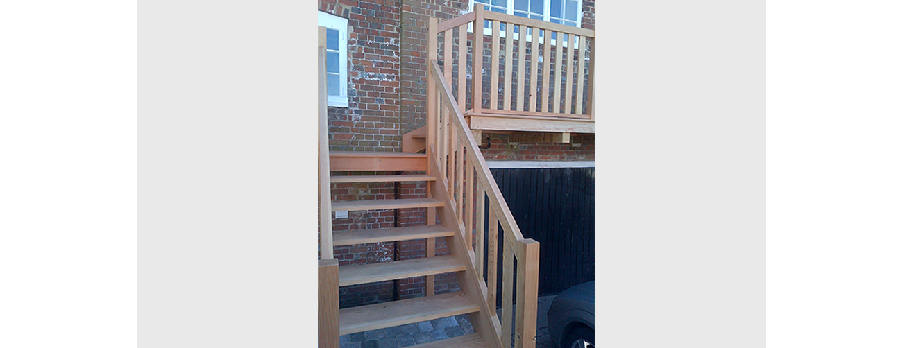 Corn Mill exterior staircase & walk way