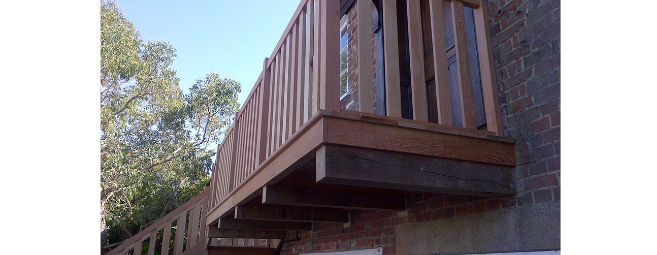 Corn Mill exterior staircase & walk way