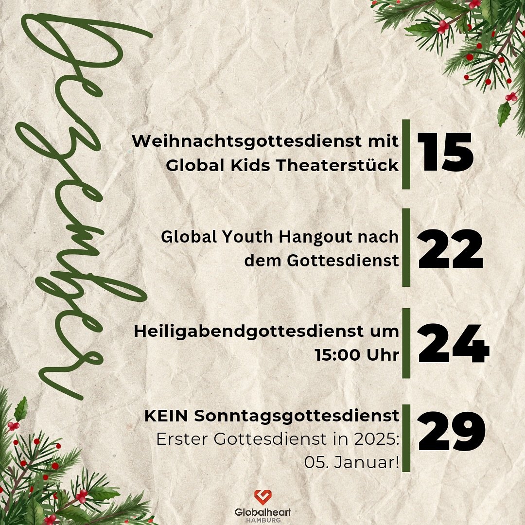 Dezember hat schon begonnen! ❄️&nbsp;Lasst uns die bevorstehenden Events genie&szlig;en und gemeinsam die Geburt unseres Erl&ouml;sers feiern 👶🏻&nbsp;🌟🩵
_____

December has already begun! ❄️&nbsp;Let&rsquo;s enjoy the upcoming events and celebrat