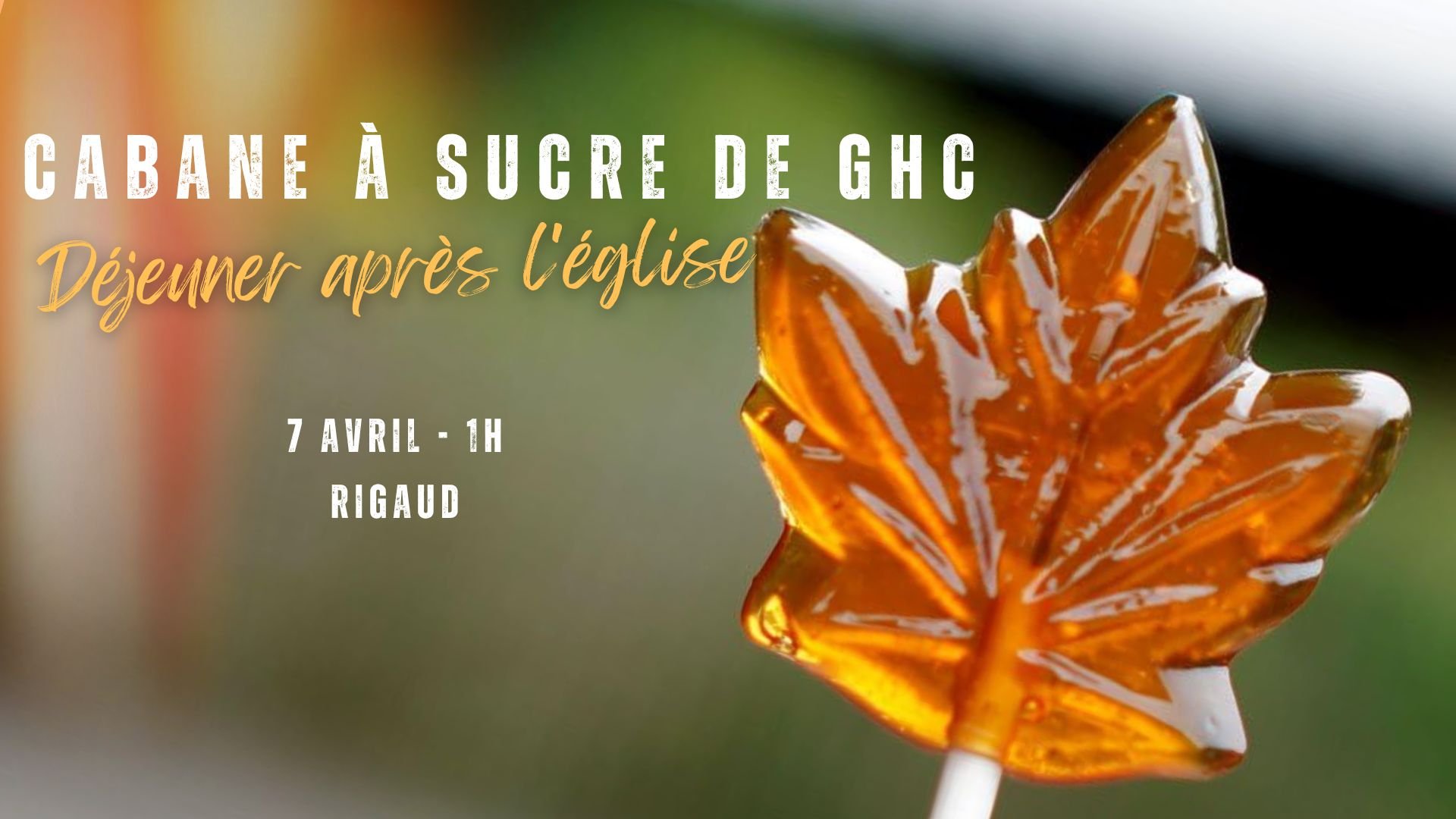 GHC MONTREAL SUGAR SHACK LUNCH