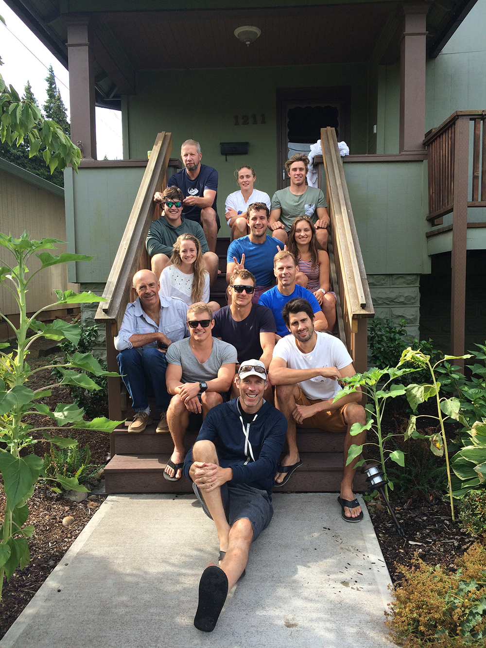 Team Fenn and Team Think chilling after a great week of paddling.