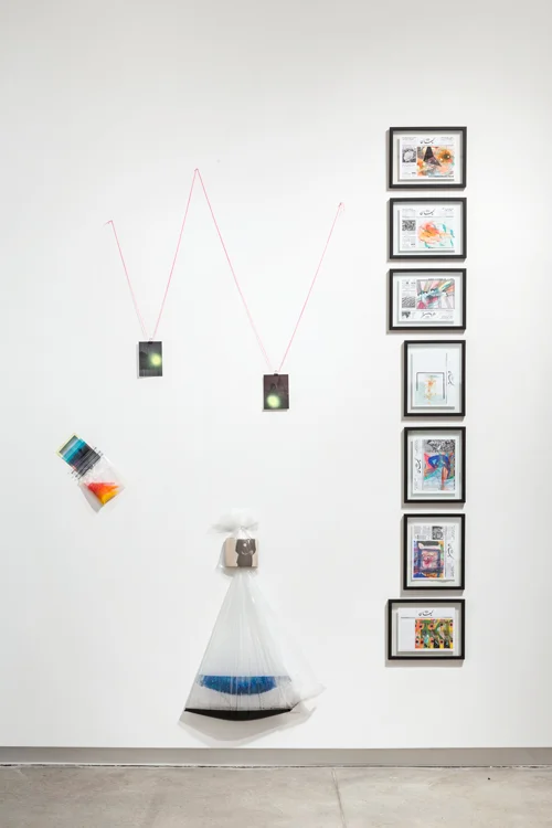 As Dark As Ink. (Installatoin view)-2014