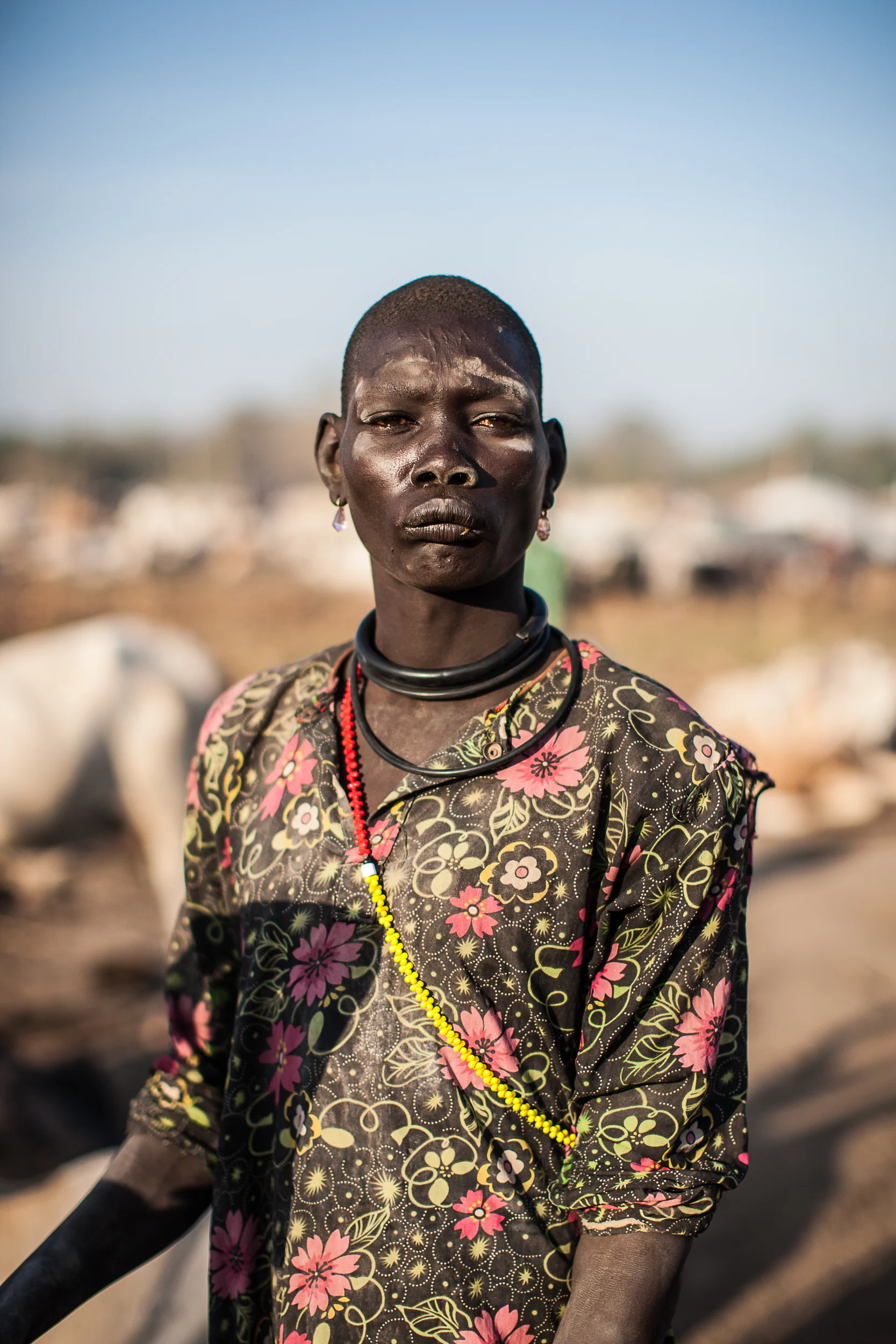 Adier fled his small village in Jonglei State when fighting swept through last year. After crossing The Nile, he and his family of 12 came to Mingkaman where they now live.