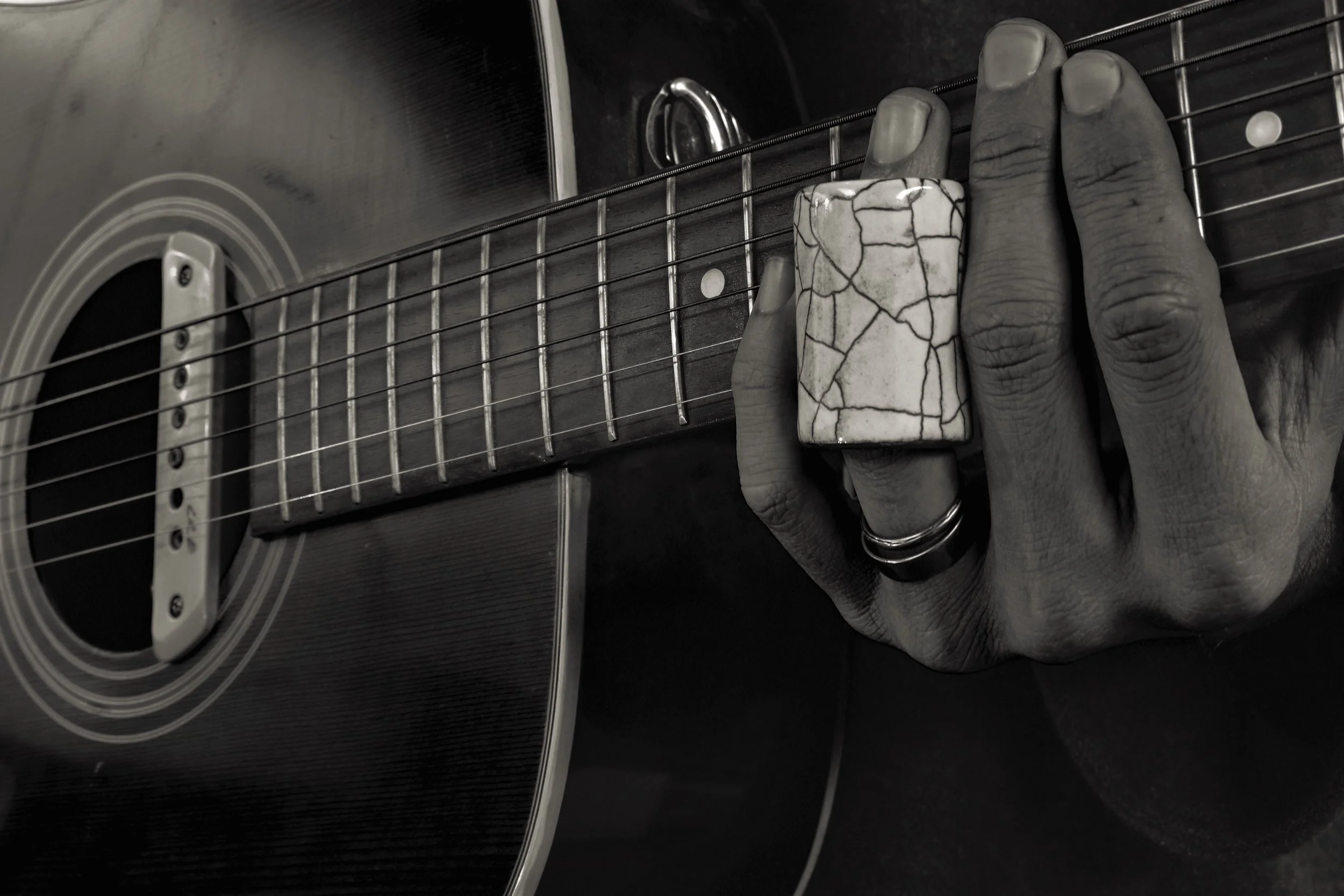 Ceramic Guitar Slides Star Singer Slides