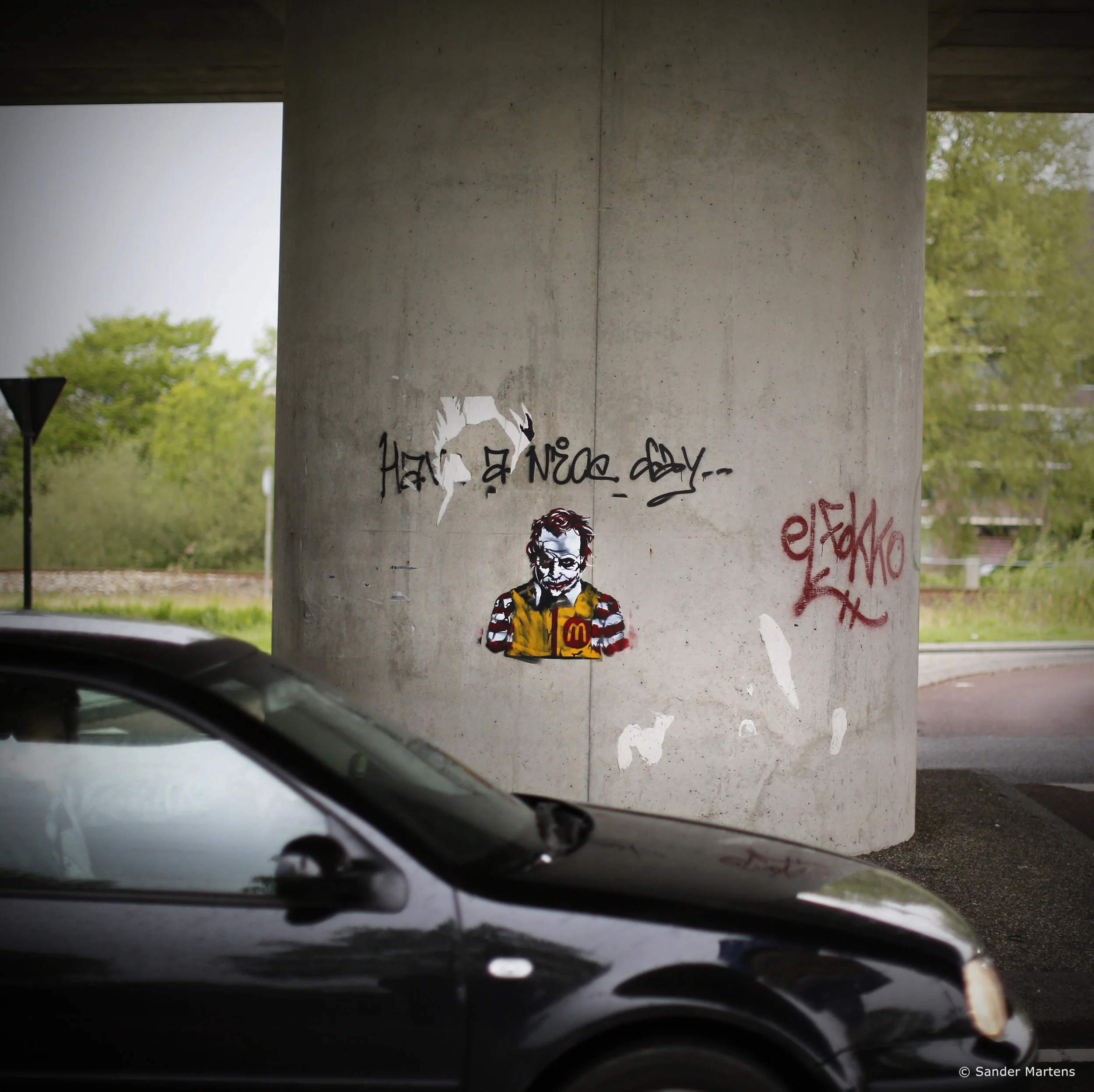 “Have a nice day”, from the new series “ Hello ”. Groningen, the Netherlands (2013)