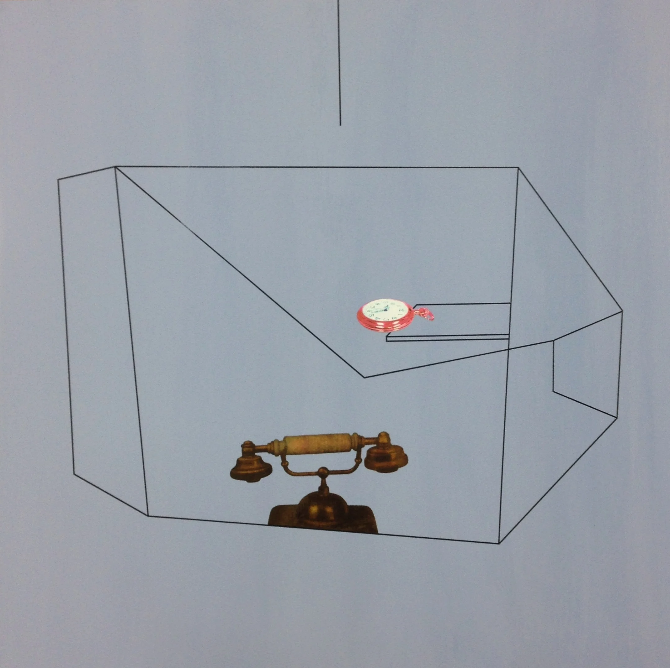   Screen print on painted wood panel 36"x36"  