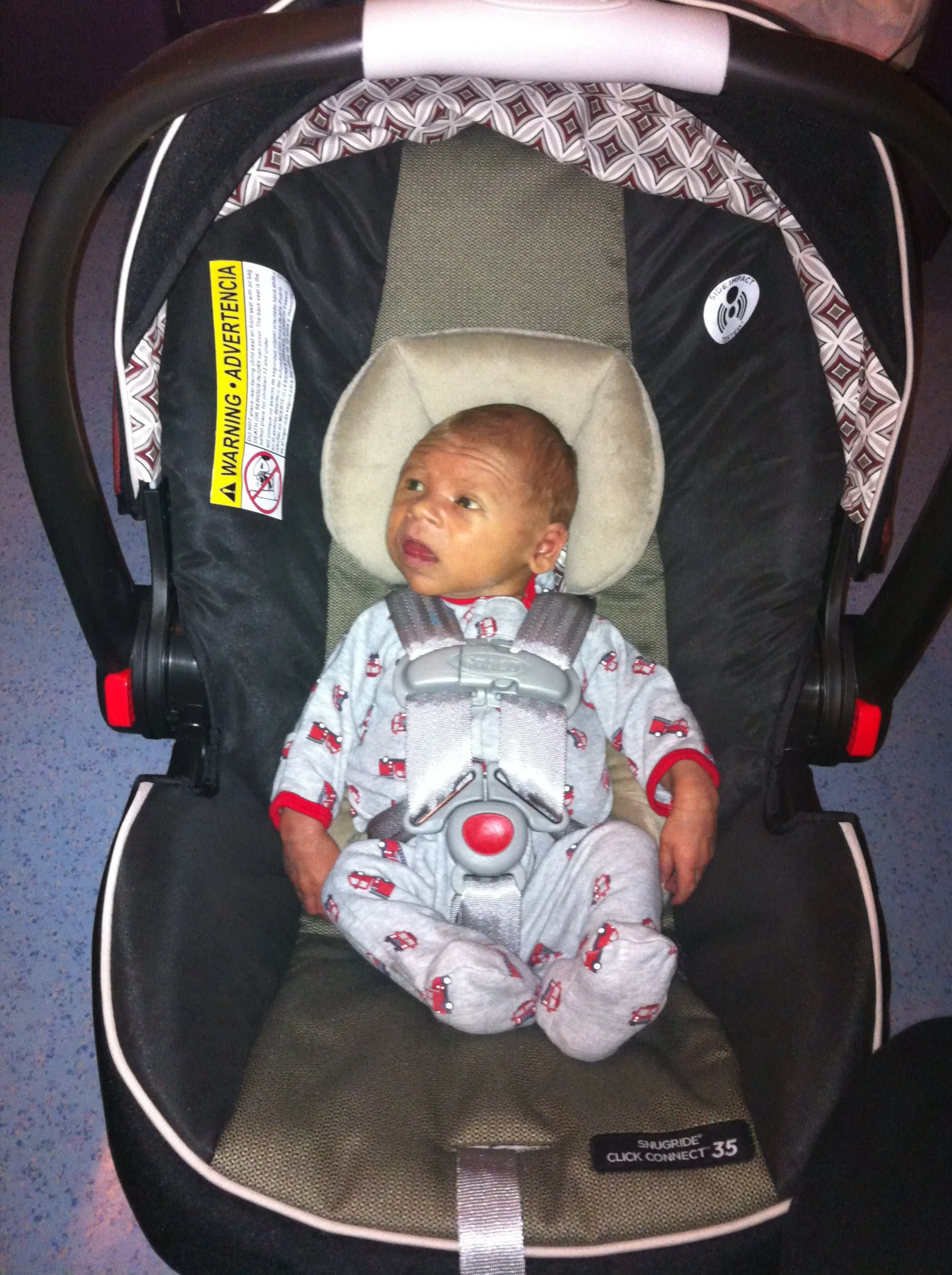 Jacob finally gets to leave the NICU!