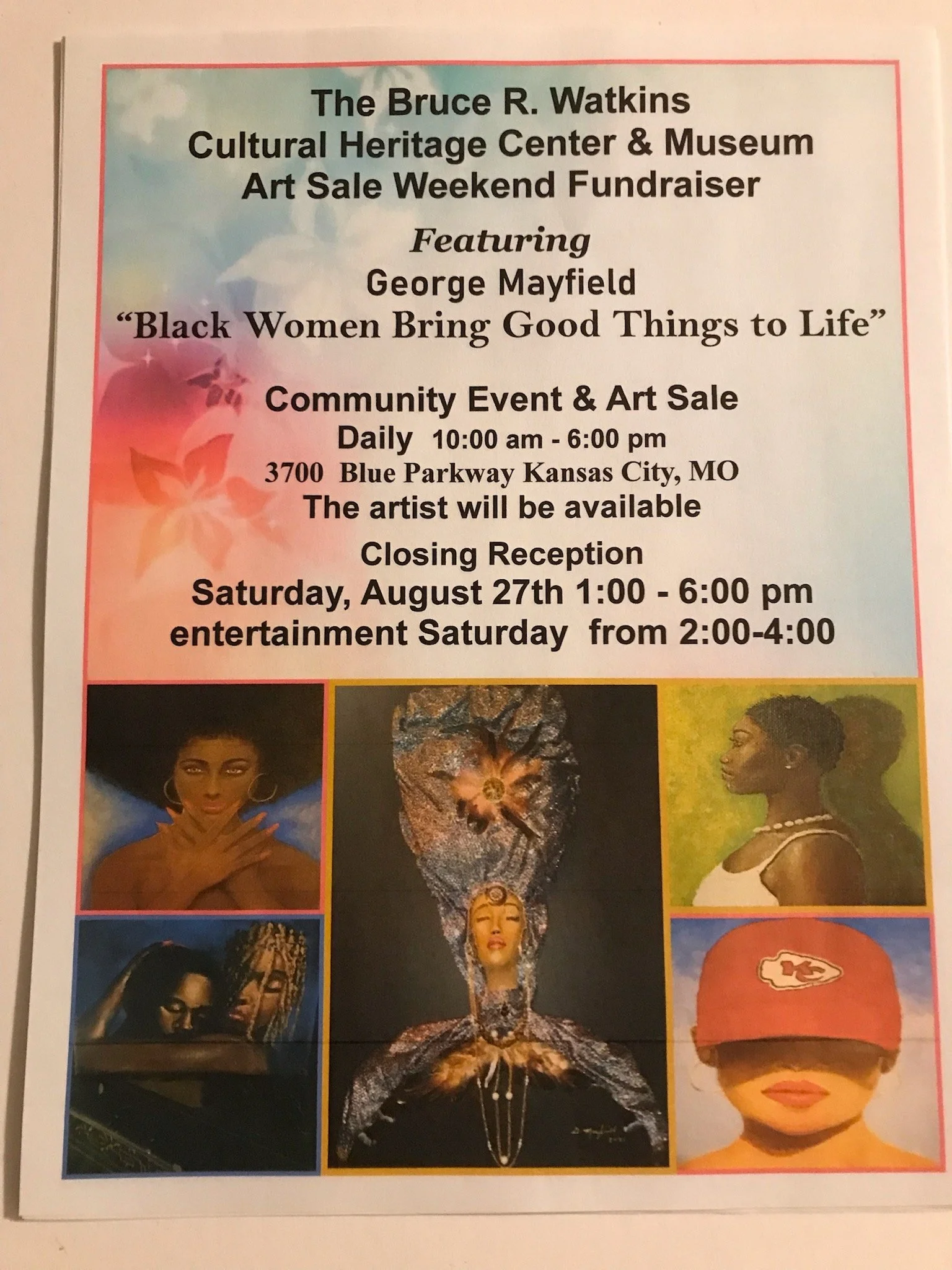 Fundraiser Art Sale Closing Reception