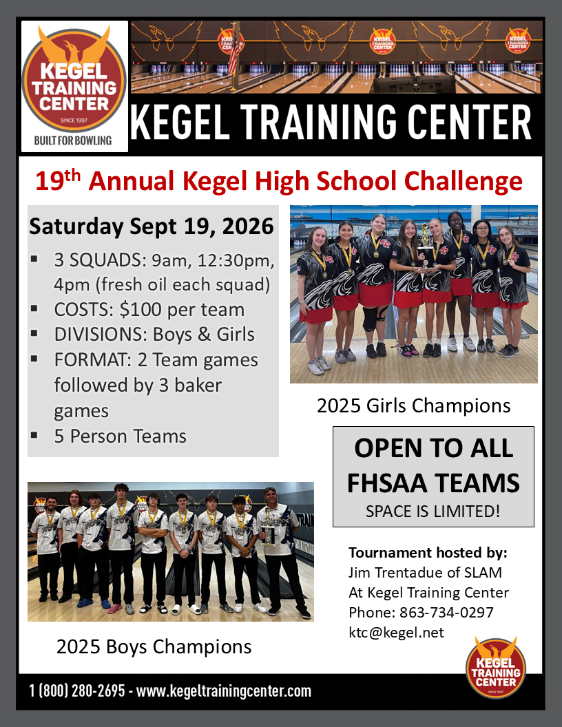 19th Annual Kegel HS Challenge