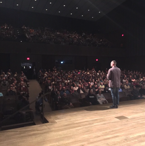 Art Museum Screening / Introduction By Bill and Patrick from CIFF. Look at that crowd!