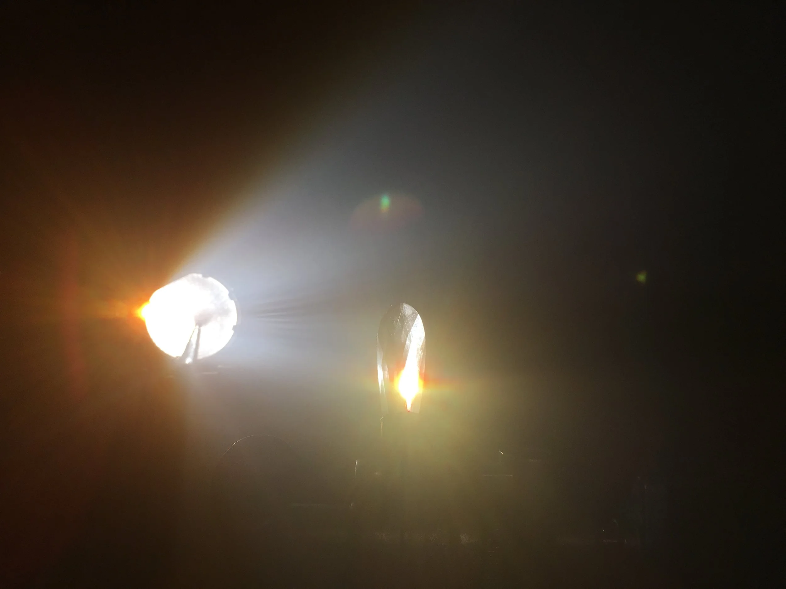 Prisms helped us create specialized lighting effects.