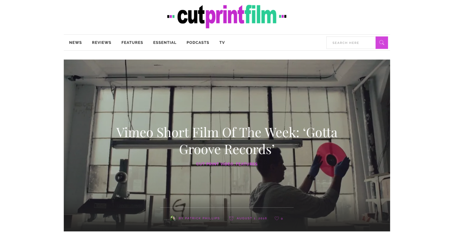 Gotta Groove Records Review - CutPrintFilm