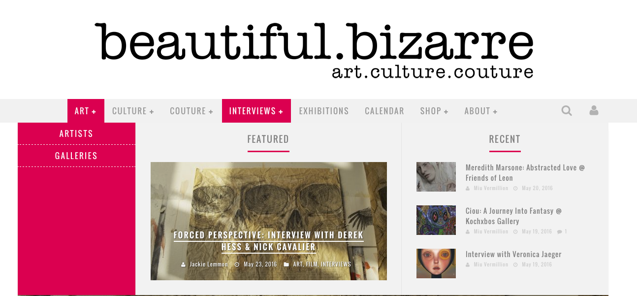 Beautiful Bizarre Magazine - Forced Perspective