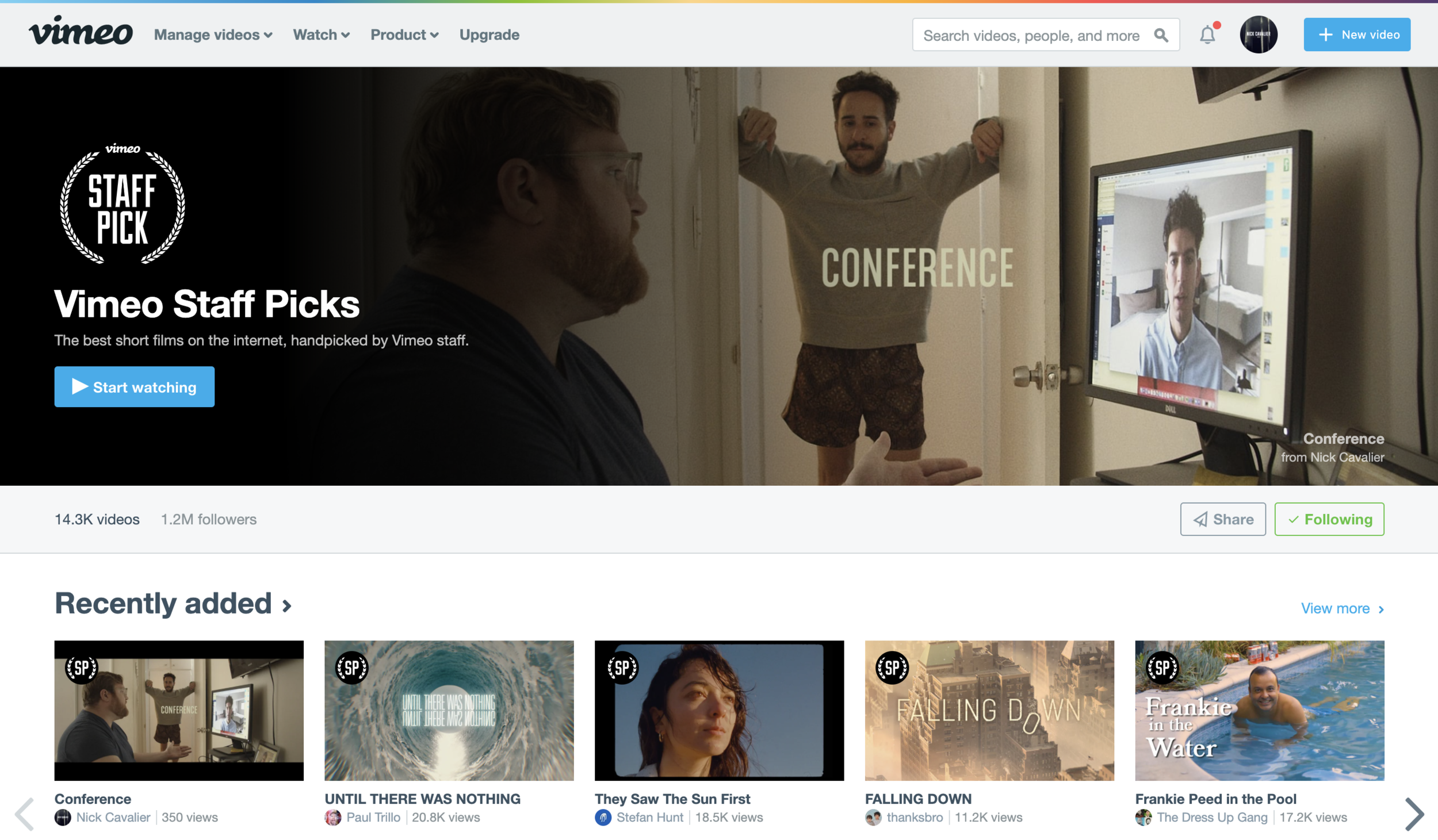 Vimeo Staff Pick - Conference