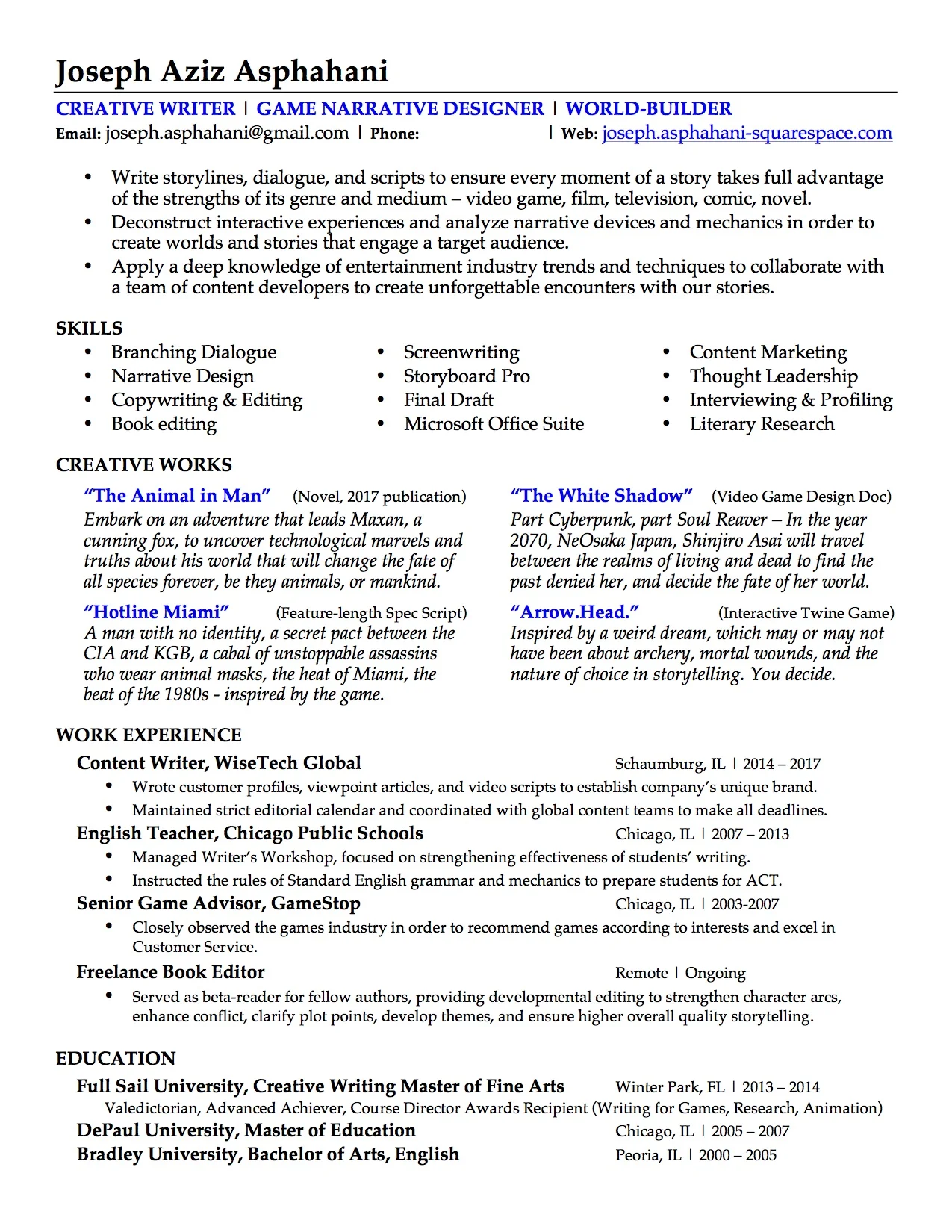 Joseph Asphahani - Game Portfolio Site Resume.jpg