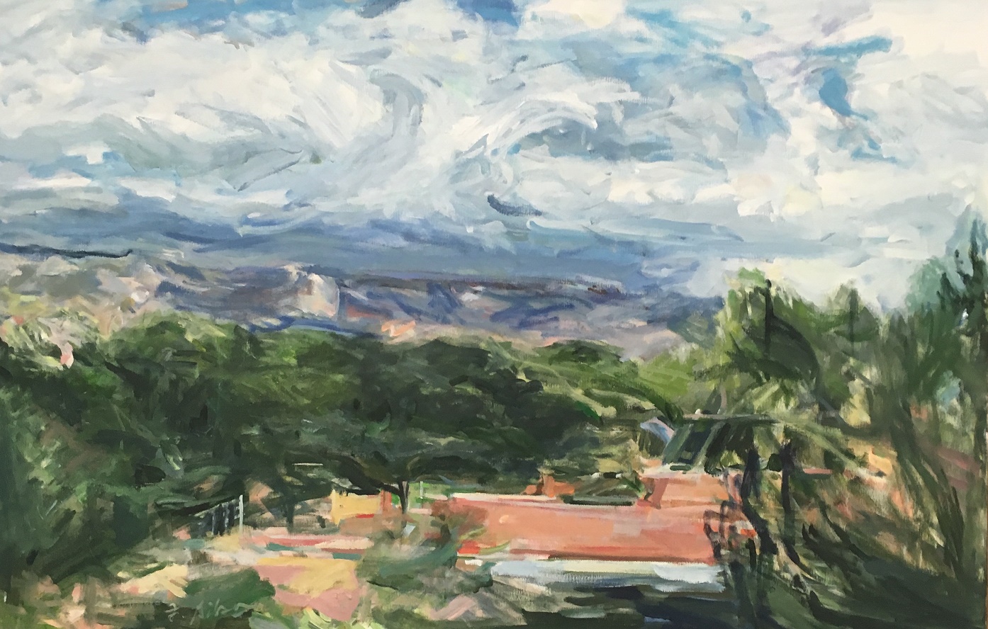 Sky and Mountain from the House