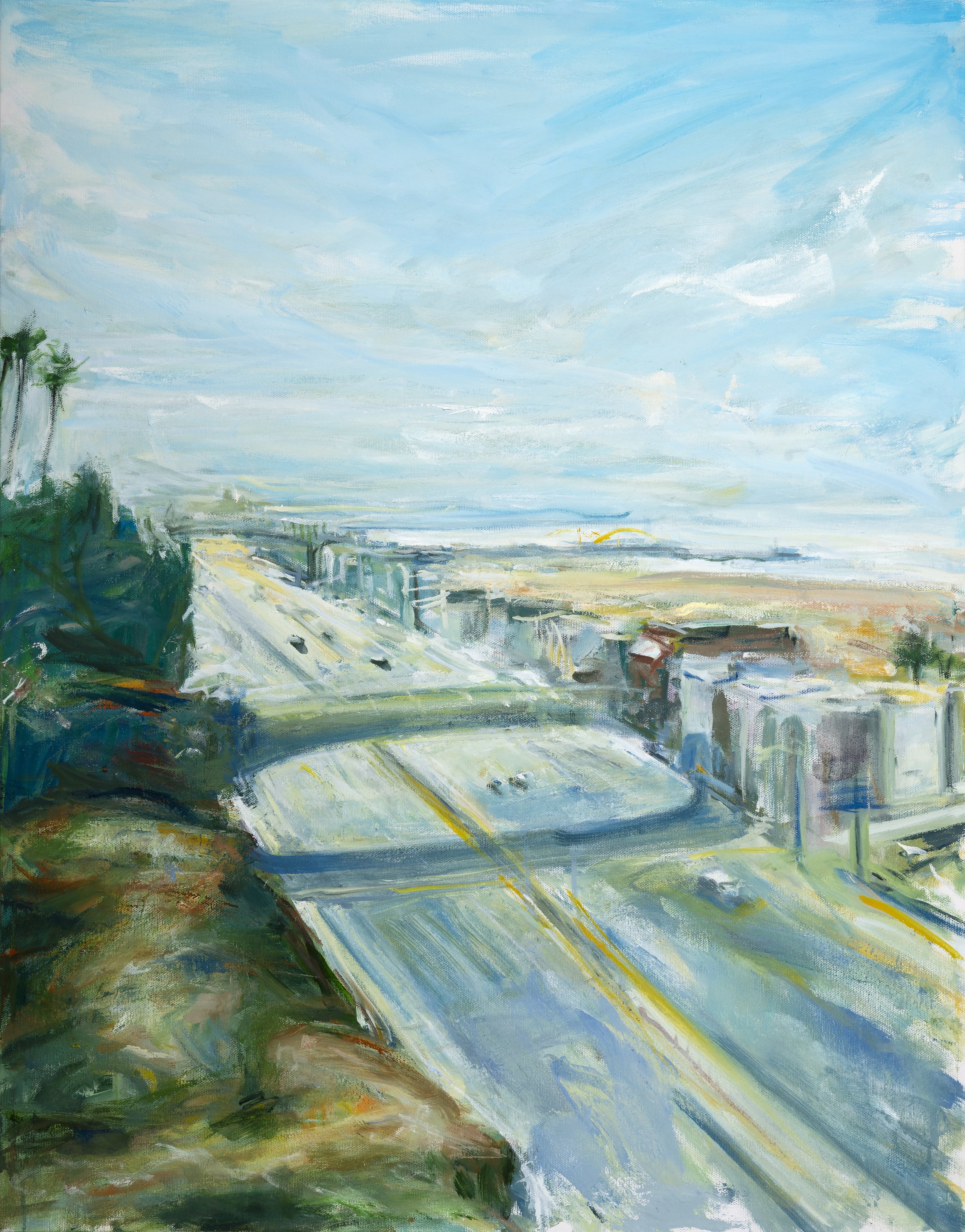 Looking for Sorrento's- Oil on canvas, 2019, 28" x 20"