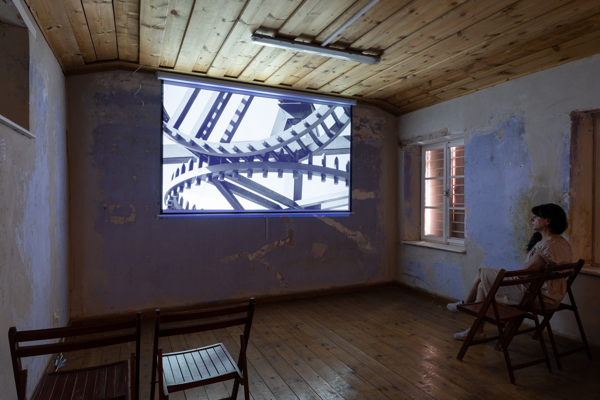 Shirley Wegner, Time Modulator, One Channel video, 7 min. 2024, Videographer Oded Kimhi, Editing Oscar Abosh
