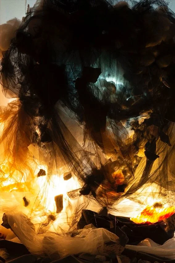 Development of an Explosion in Space, 2020. a video projection/installation