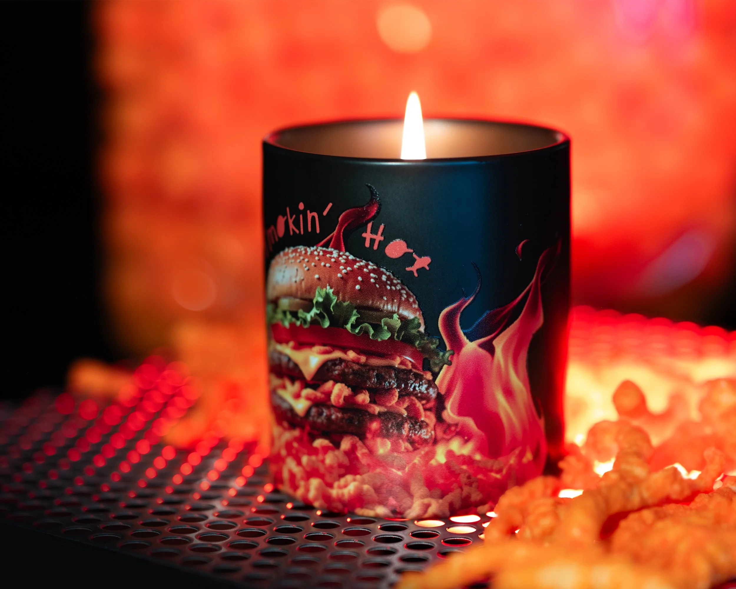 fun VIP candle gifting program with full 360 degree wraparound art print