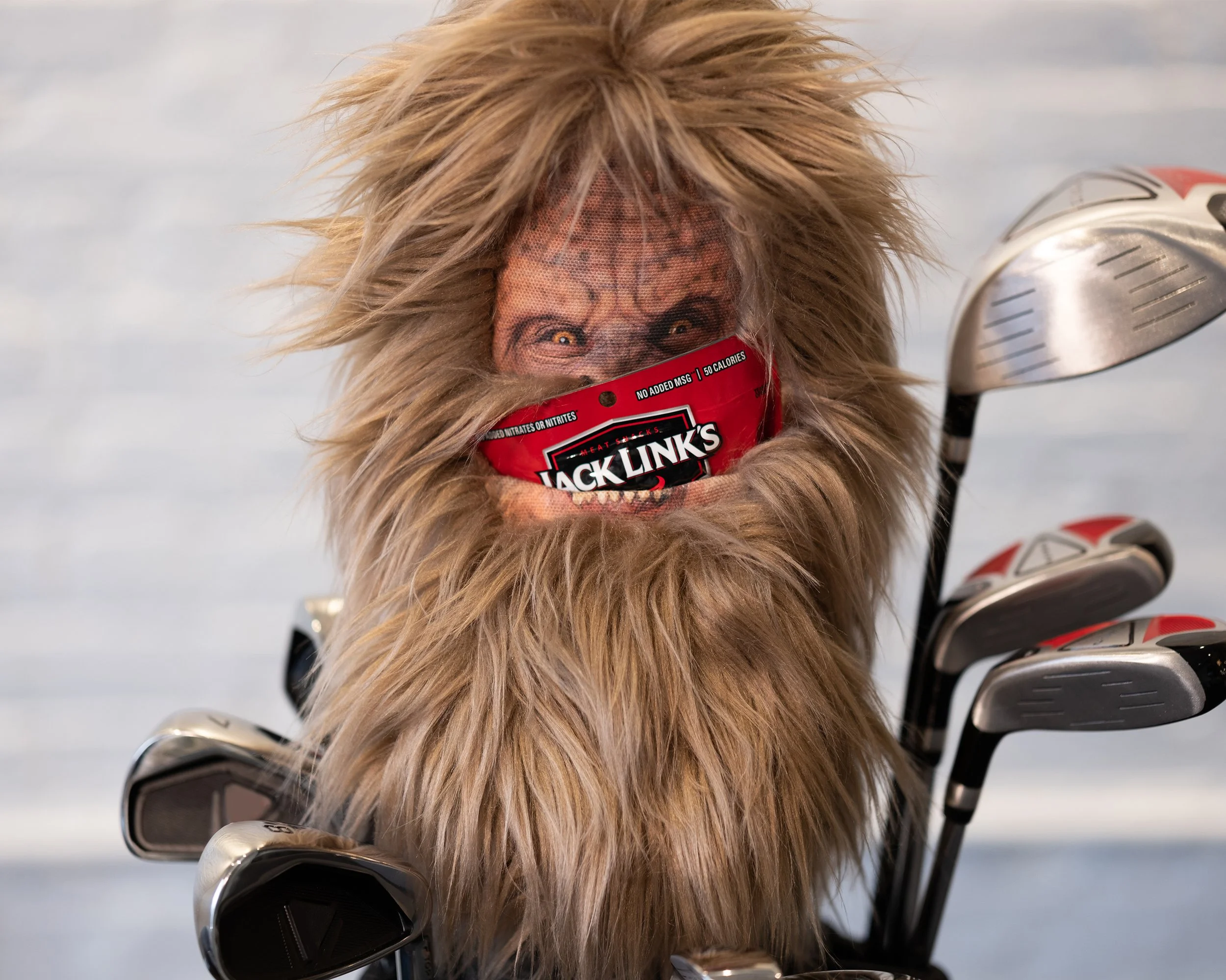 experiential promotional golf product activation for snack food brand