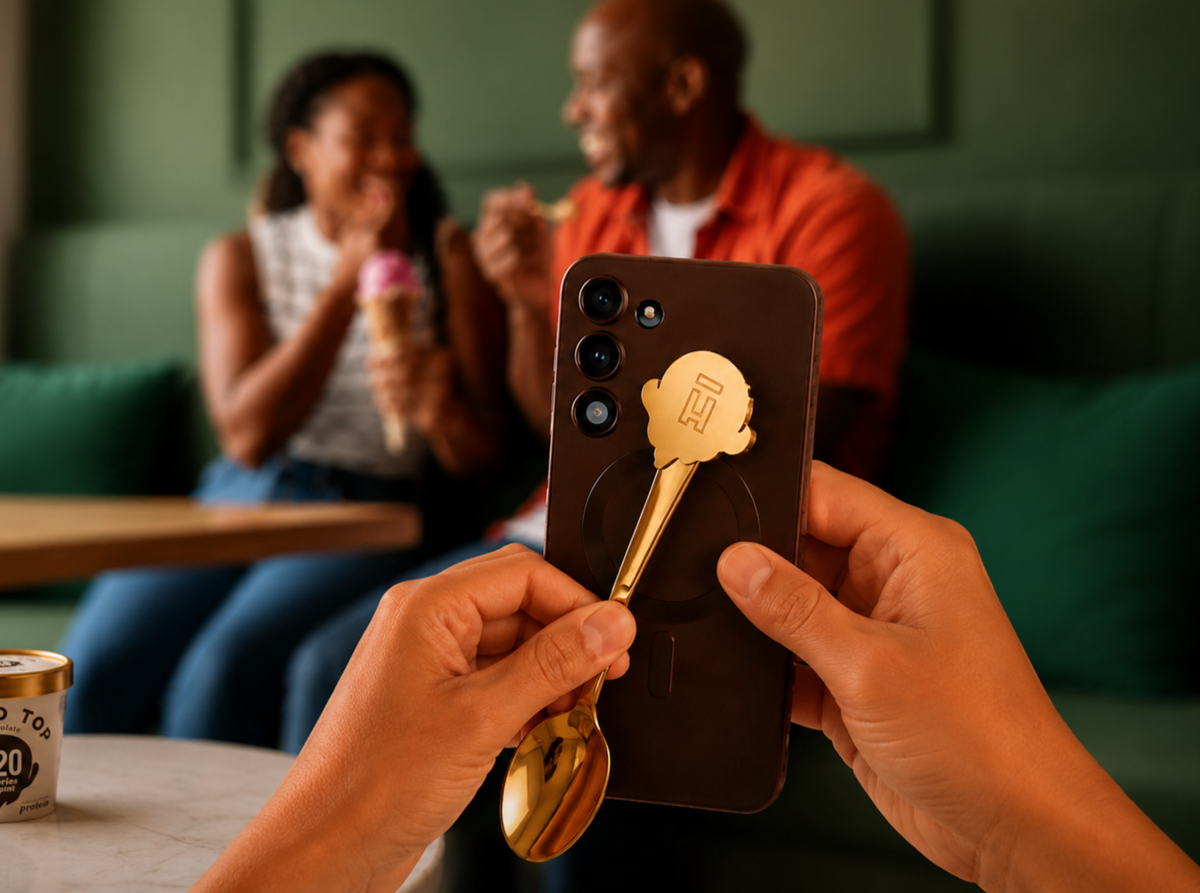 experiential promotional product activation for ice cream brand