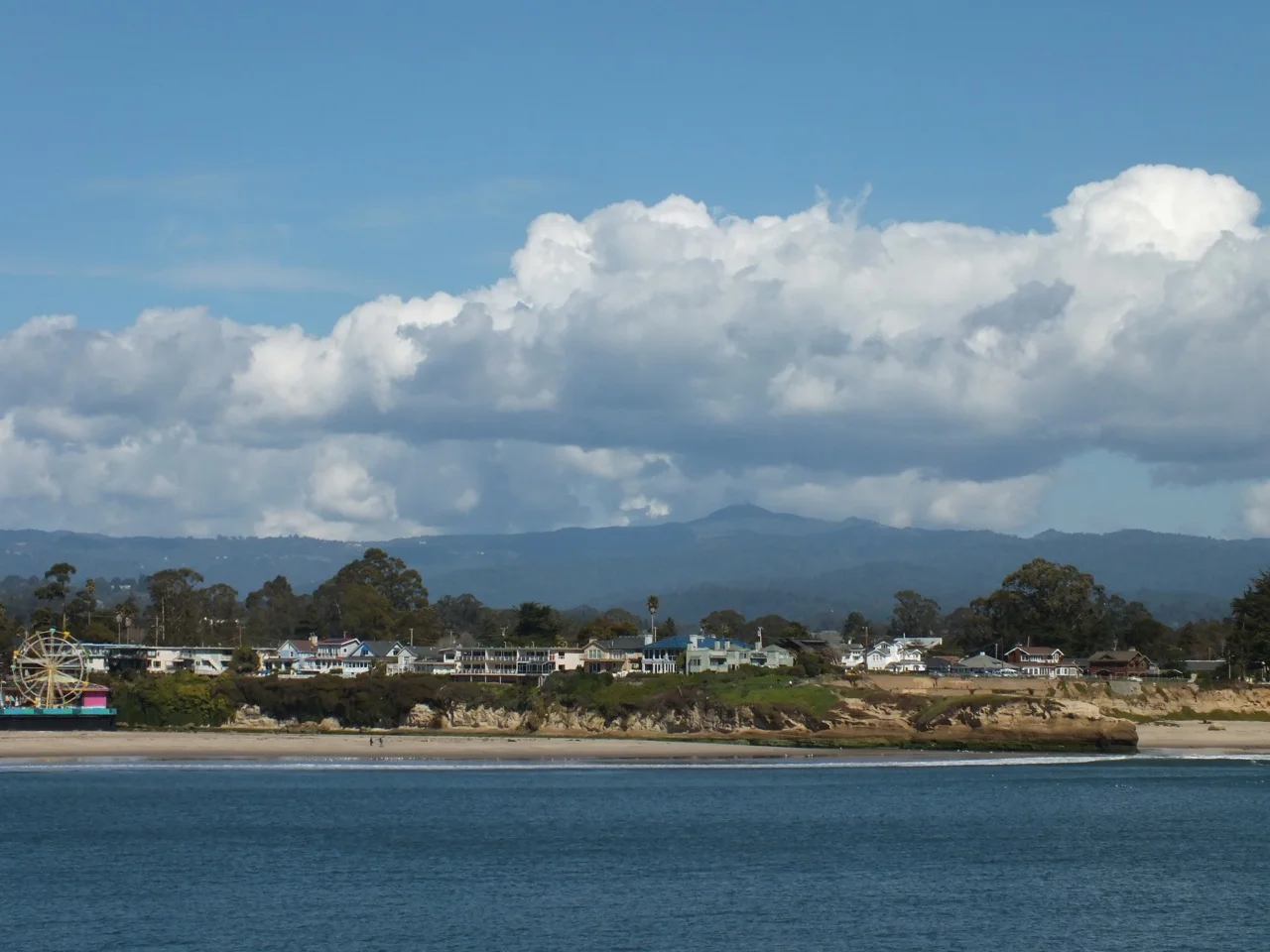 Loma Prieta from San Lorenzo River Mouth