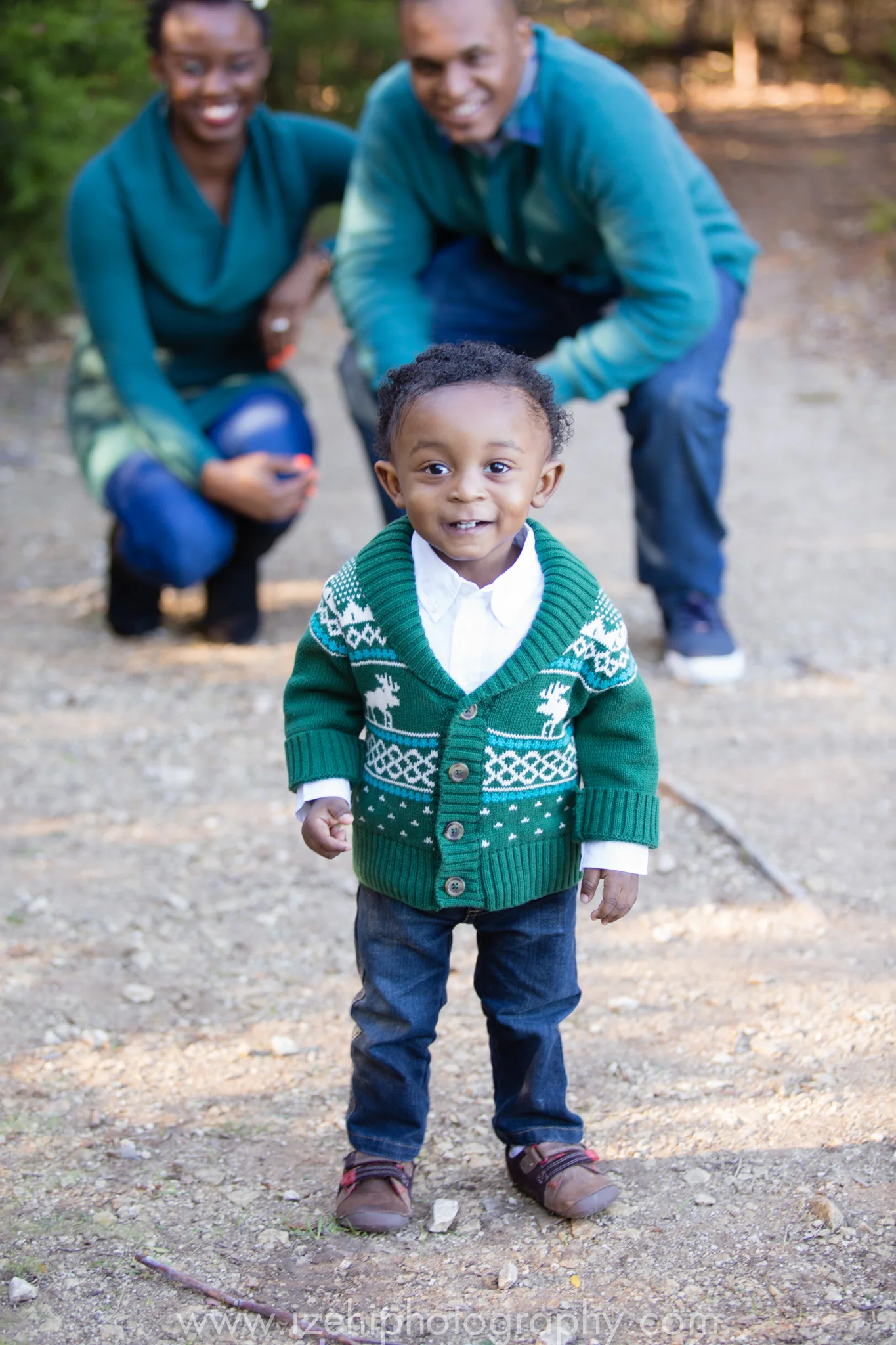 Baby Boy Makes 3, an Outdoor Family Session at Arbor Hills Nature Preserve