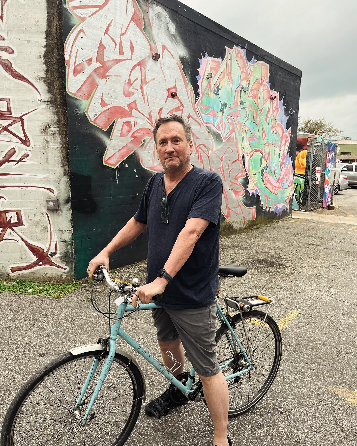 And so it begins&hellip;Our first #sxsw renters are starting to roll in. Have fun Dave! #austinbikerentals #bikelife