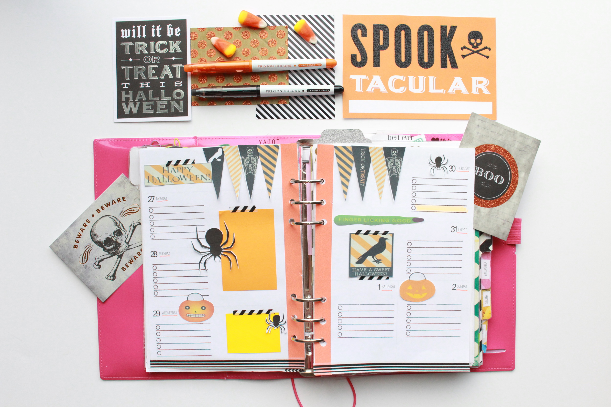 Halloween Filofax