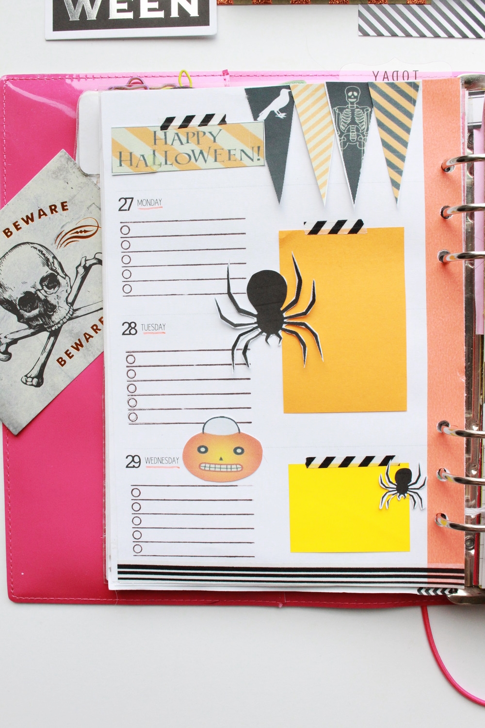 Halloween Filofax